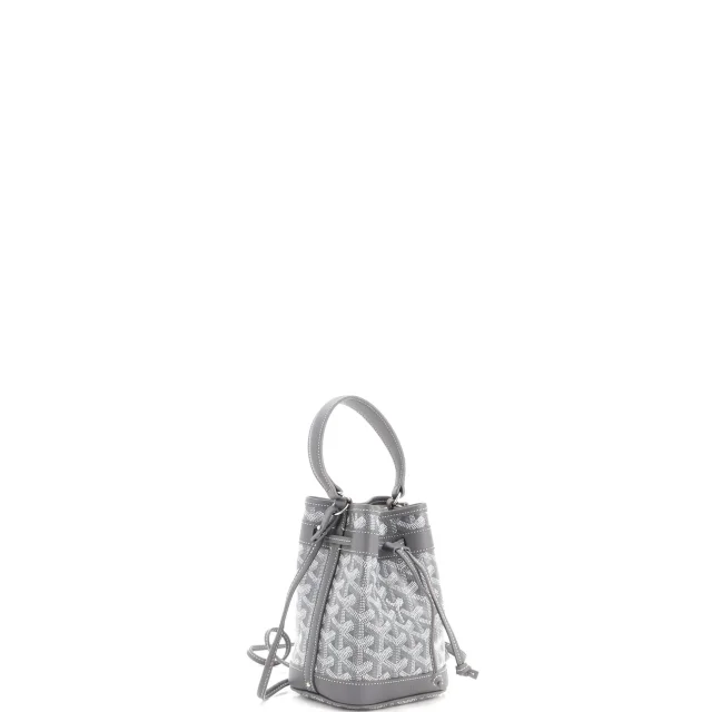 Goyard Petit Flot Bucket Bag Coated Canvas Mini in gray Coated canvas from Rebag, photo 3 of 7