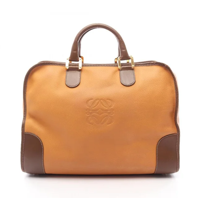 Loewe Amazona 40 Handbag, Leather, Women's, Brown in brown|red Leather from Poshmark, photo 1 of 1