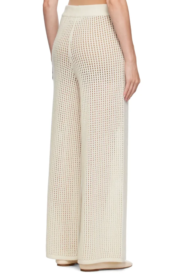 LISA YANG Off-White Mei Lounge Pants, photo 3 of 4 from SSENSE