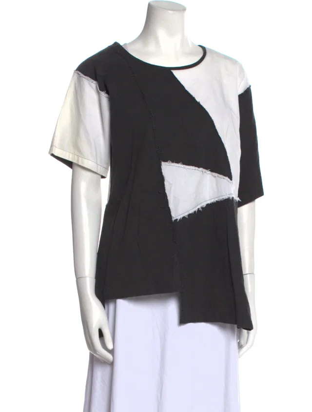 Comme des Garçons Vintage 1980's Blouse in black|white from The RealReal