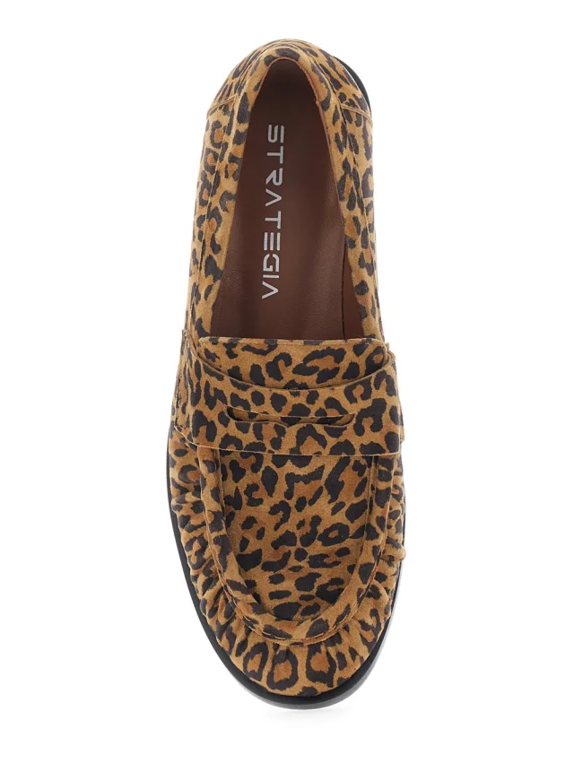 STRATEGIA Loafers 'Revue Africa' Brown with Rounded Toe in Leather Women in Brown, photo 6 of 6 from Gaudenzi Boutique