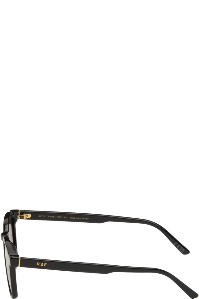 RETROSUPERFUTURE Black Unico Sunglasses, photo 3 of 4 from SSENSE