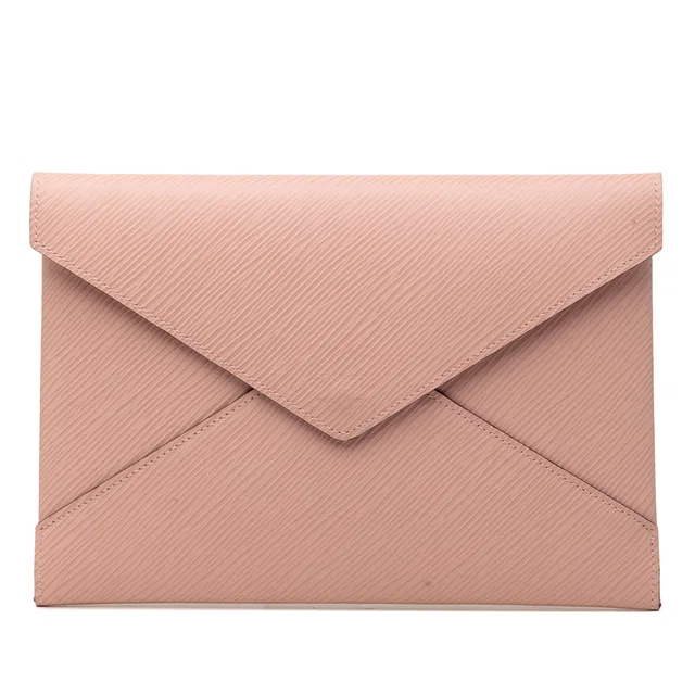 Pink Louis Vuitton Epi Pochette Kirigami Set Clutch Bag in Pink Leather from Designer Revival
