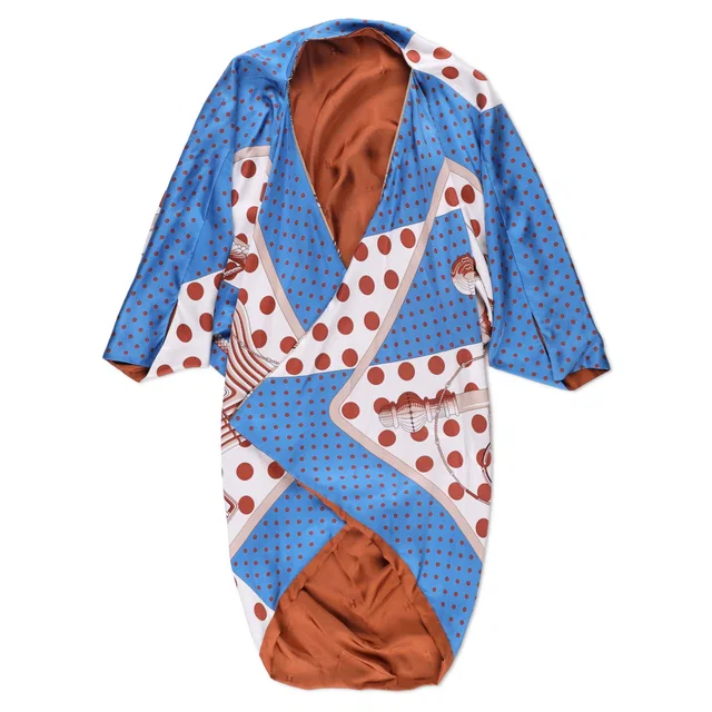Hermès Pattern Silk Cardigan in Silk from HEWI