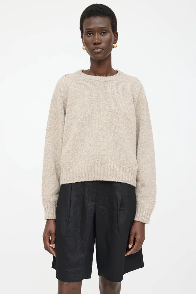 Celine Cashmere Knit Sweater in Cashmere from VSP Consignment