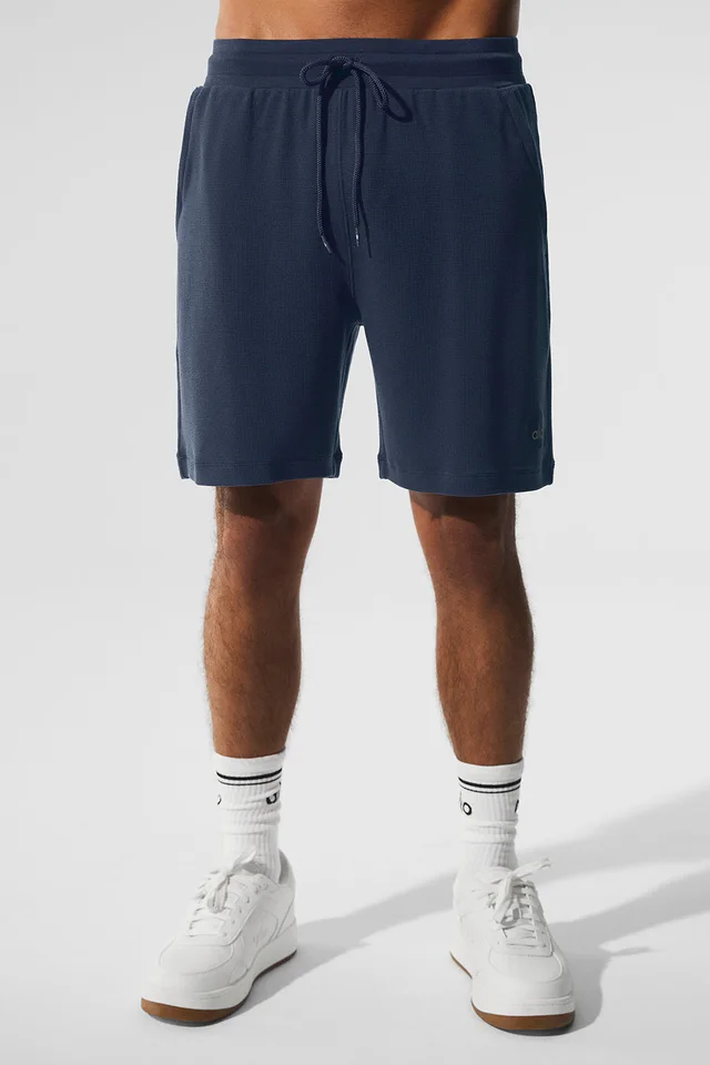 Alo Yoga 7" Micro Waffle Fast Break Short - Navy in Blue from Alo Yoga, photo 1 of 1