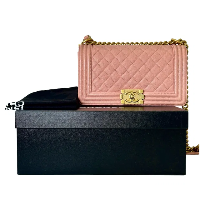 Chanel Leboy Medium Pink Bag in Pink from Luxury Promise