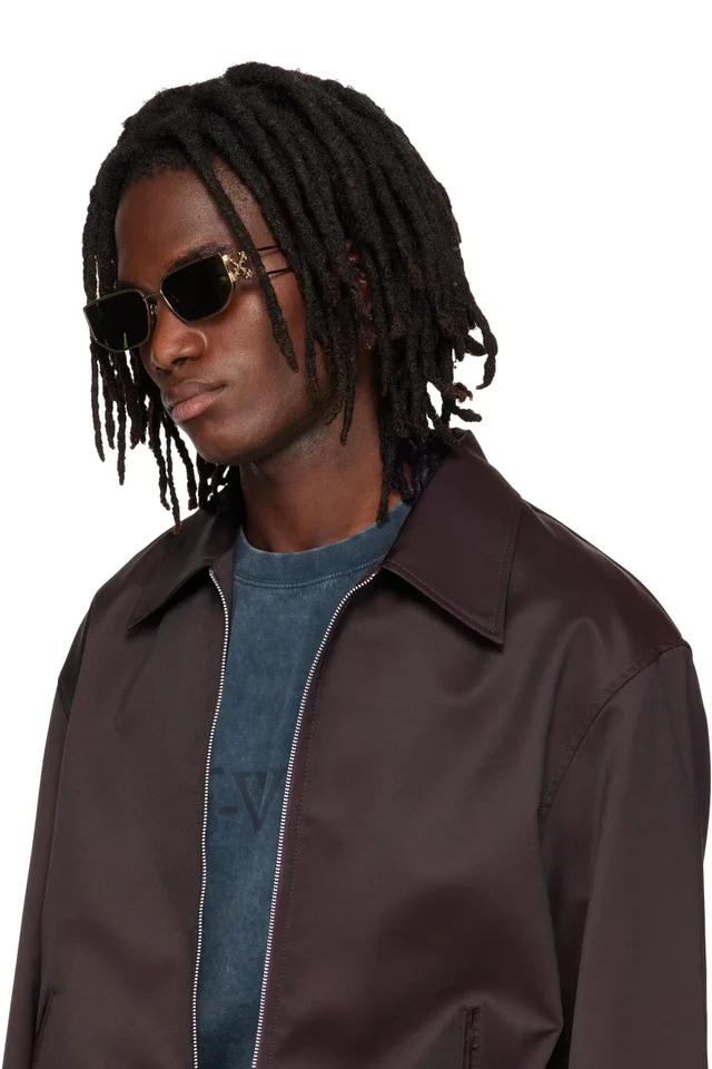 Off-White Gold Allen Sunglasses, photo 4 of 4 from SSENSE