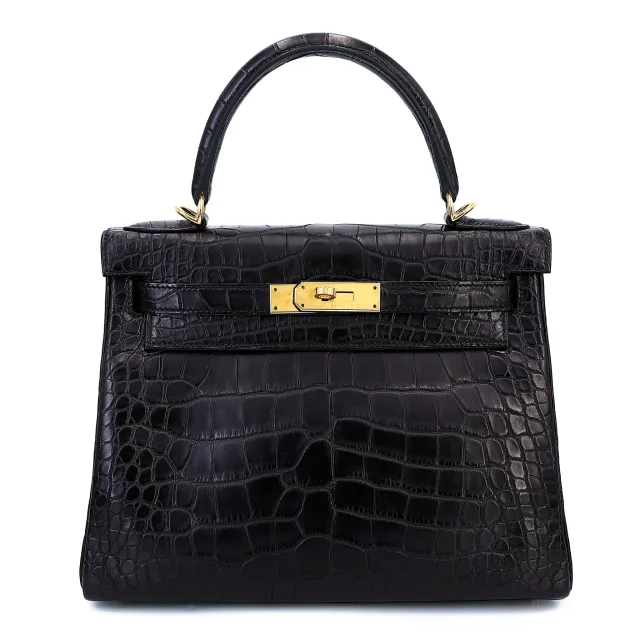 Hermès Kelly 28 Noir (89) from Ginza Xiaoma