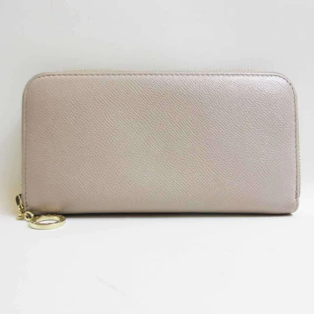 Bvlgari Leather Long Wallet in Leather from LuxUness