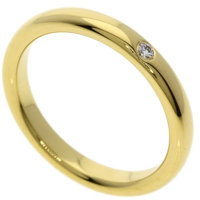 Tiffany & Co. Stacking Band Diamond Ring 18K Yellow Gold in Yellow from The Reluxe
