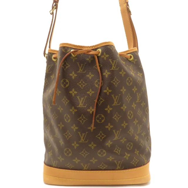 Louis Vuitton Noe Monogram Shoulder Bag Canvas Brown in Brown Canvas from The Reluxe