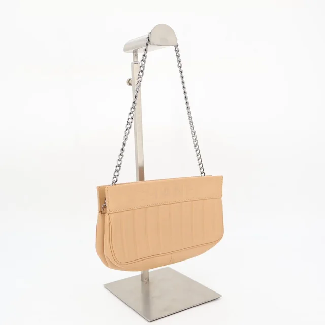Chanel Lambskin Chain Handbag in Lambskin from The Reluxe