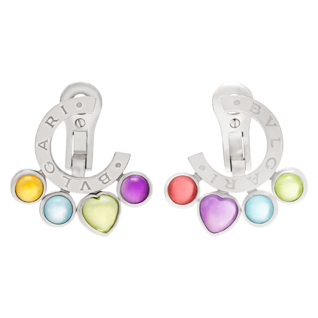 Bvlgari Allegra earrings Colour Collection in White White Gold from Gray And Sons