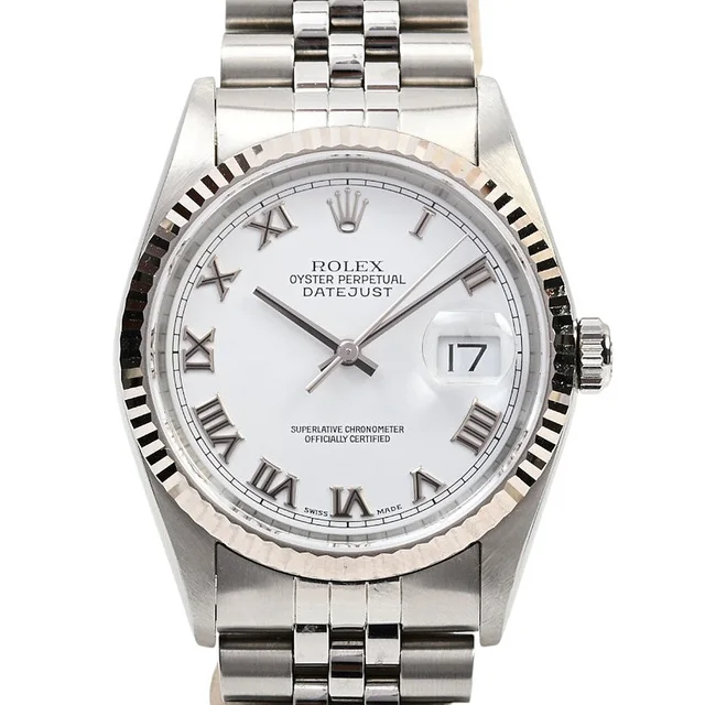 Rolex Circa 2000 Datejust 36mm 16234 Automatic White in White from VINTAGE QOO TOKYO