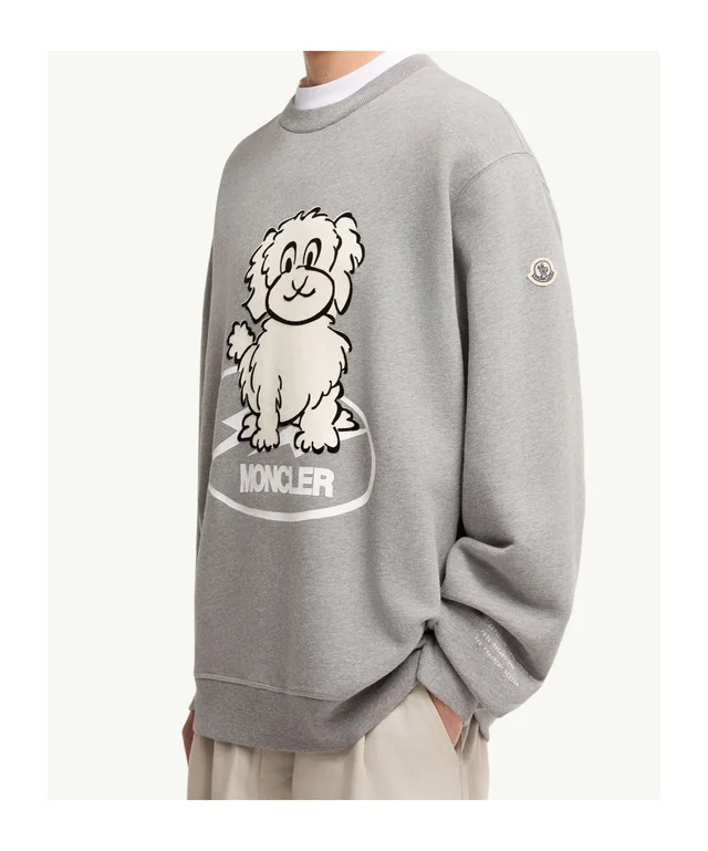 Moncler x Fragment Dog Print Cotton Sweatshirt, photo 4 of 7 from SENSER