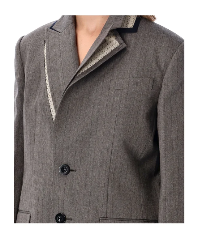 Sacai Herringbone Suiting Blazer, photo 5 of 5 from SENSER