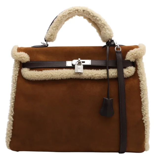 Hermès 2005 Kelly Pullche 35 Marron in Brown Leather from VINTAGE QOO TOKYO, photo 3 of 19