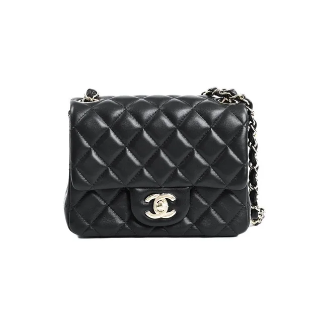 Chanel Shoulder Bag Mini Classic in Lambskin from The Reluxe