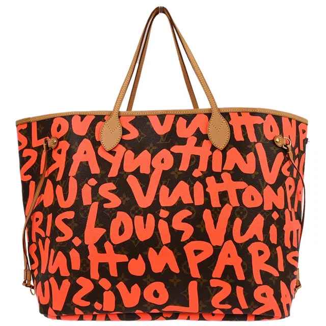 Louis Vuitton 2009 Orange Monogram Neverfull GM Tote Bag M93702 in Orange Canvas from AMORE Vintage Tokyo