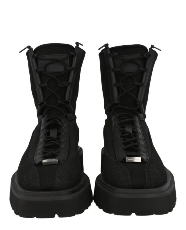 Salvatore Ferragamo Atlante Ankle Boots in black, photo 5 of 6 from ShopSimon