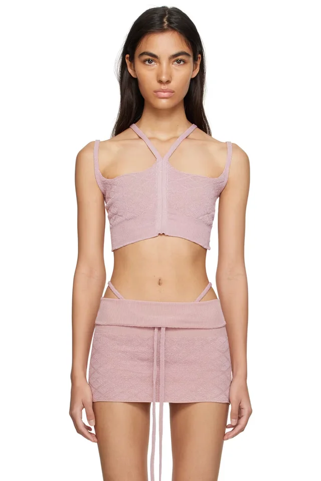 KNWLS Pink Cali Tank Top from SSENSE, photo 1 of 1