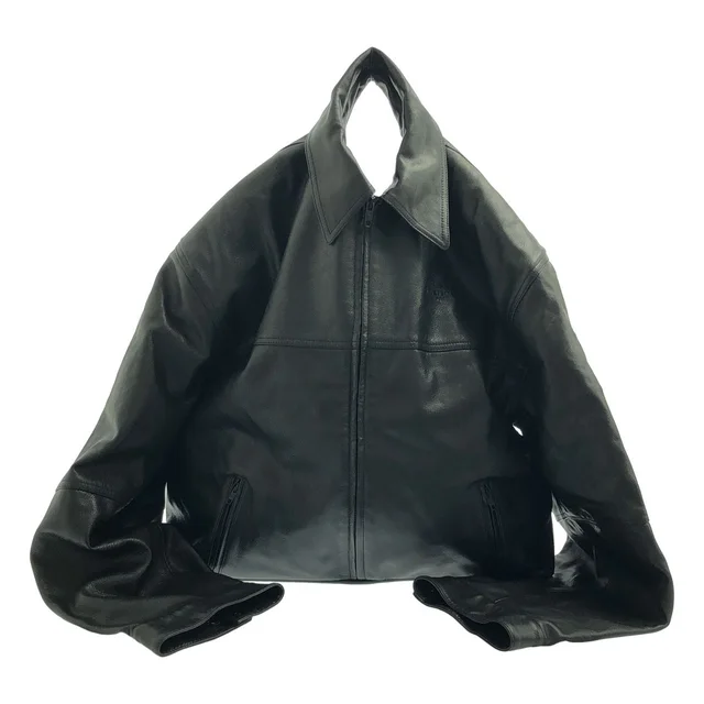Balenciaga Garde Robe Leather Jacket Bag Black in Black Leather from The Reluxe