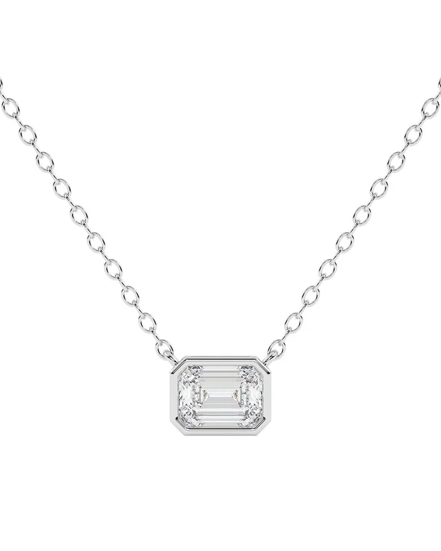 Lab Grown Diamonds 14K 0.50 ct. tw. Lab-Grown Diamond Necklace, image 1 of 1 from Rue La La