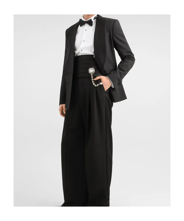 Dolce & Gabbana Double-breasted Tuxedo jacket in techno gabardine, photo 2 of 5 from SENSER