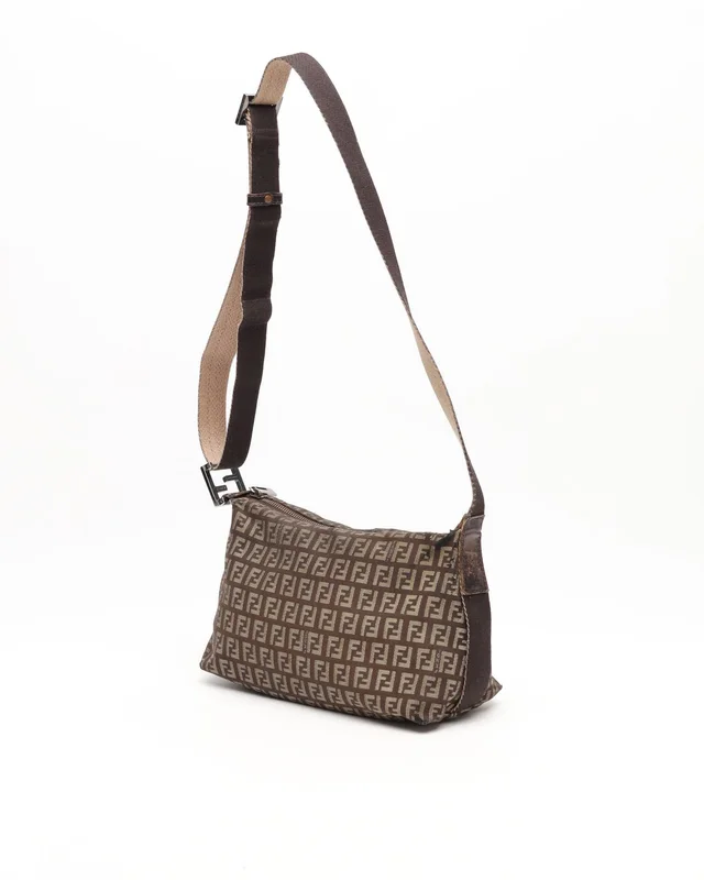 Fendi Zucchino Crossbody Bag in Canvas from A Retro Tale, photo 3 of 12