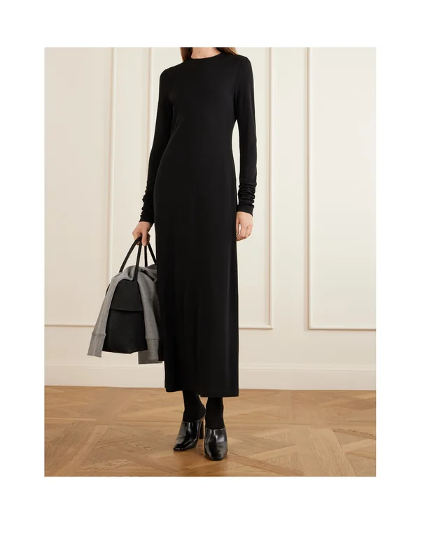 Toteme Everyday long-sleeve maxi dress, photo 2 of 4 from SENSER