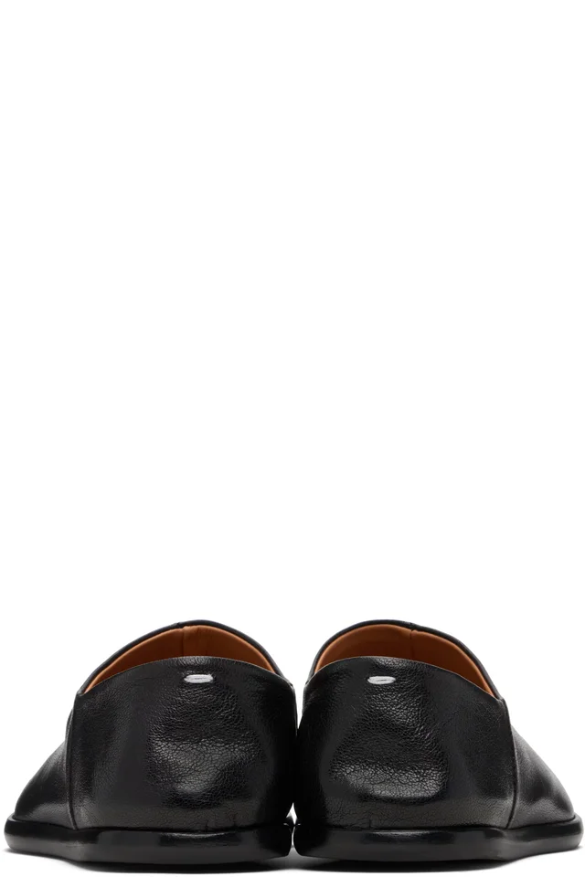 Maison Margiela Black Tabi Babouches Loafers, photo 2 of 5 from SSENSE