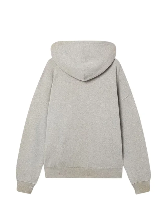 Golden Goose hooded sweatshirt in gray cotton with flag print, photo 2 of 2 from FARFETCH