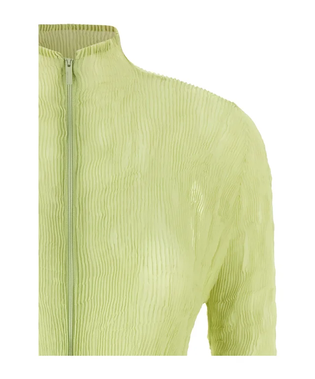 Issey Miyake Chiffon Twist 1 Zip Cardigan, photo 3 of 4 from SENSER