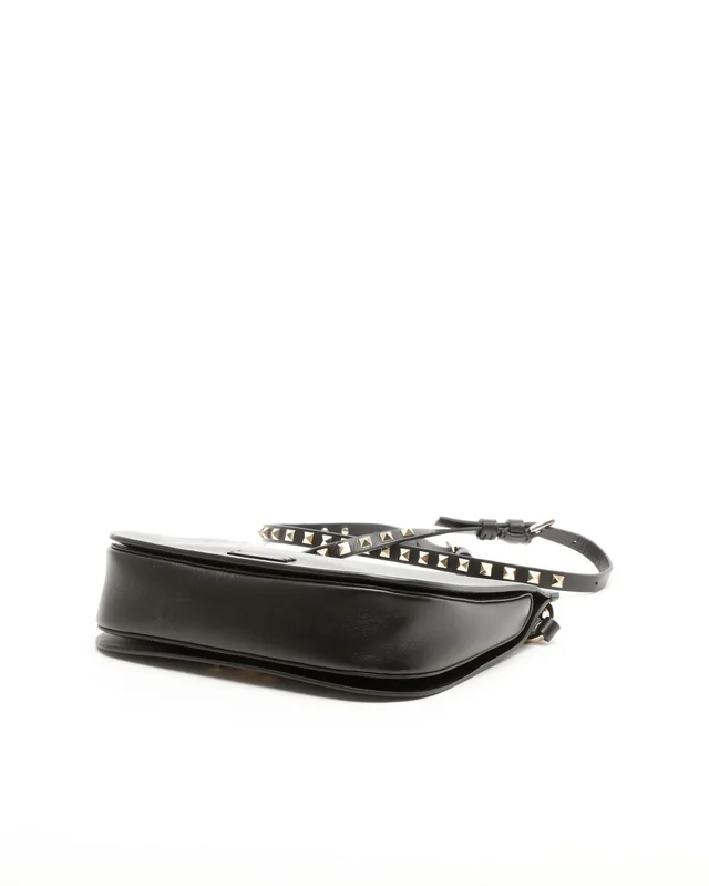 Valentino Garavani Rockstud Spike Flap Bag in Denim from A Retro Tale, photo 4 of 8