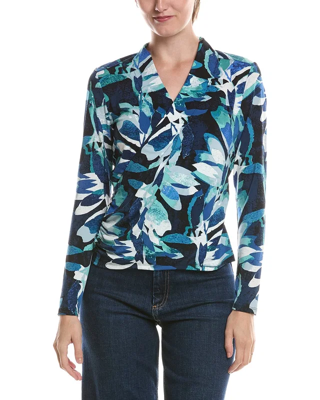 NIC+ZOE Giverny Knit Wrap Top, image 1 of 1 from Gilt