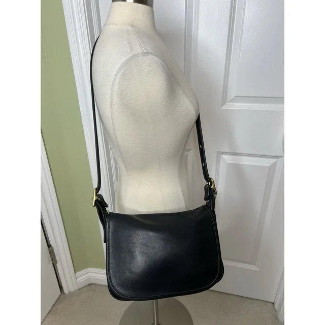 Coach Vintage Patricia’s Legacy Leather Crossbody Messenger Bag 9951 Black in black Leather from Poshmark