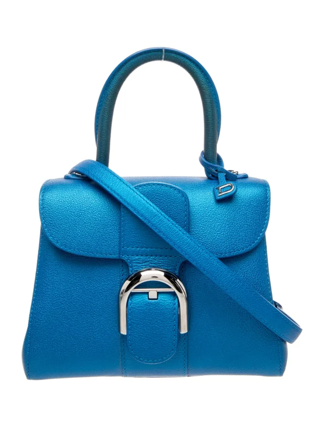 Delvaux Brillant Mini in blue Leather from The RealReal