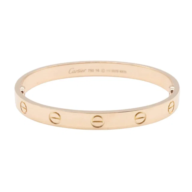 Cartier Love Au750 Bracelet Size 16 from LuxUness
