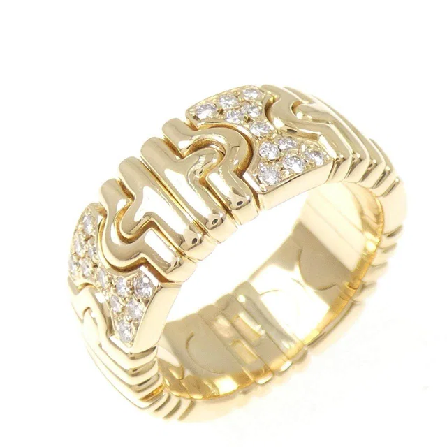 Bvlgari Parentesi Au750 Diamond Ring Size 13.5 from LuxUness