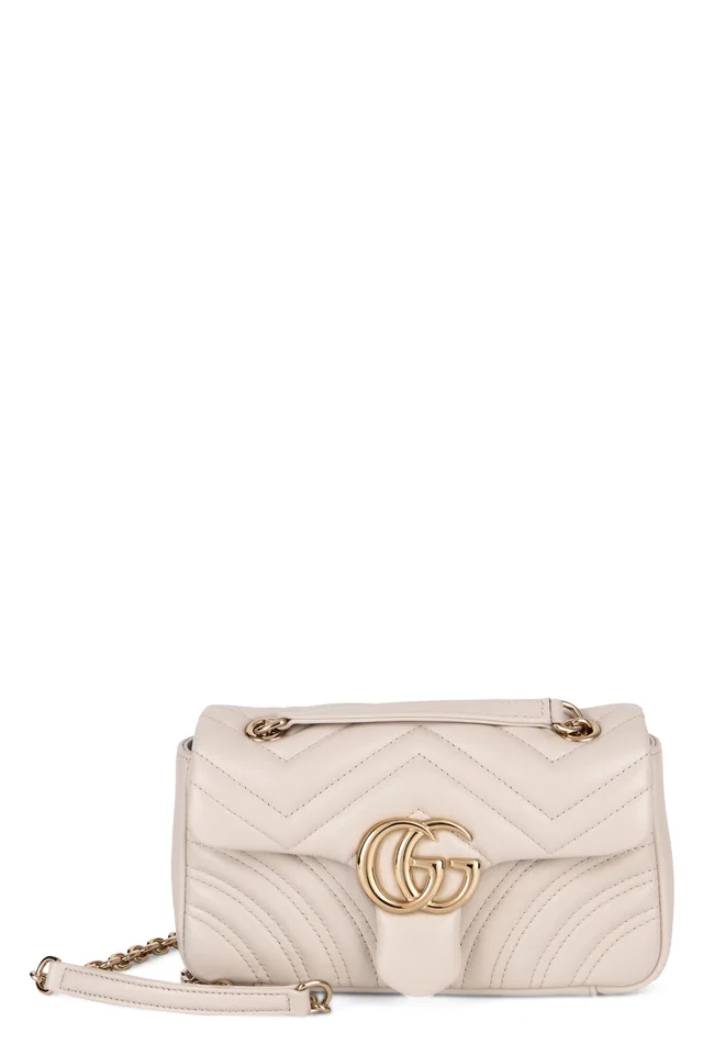 Gucci Shoulder Bag — Beige Lamb Skins in Beige Lambskin from HEWI