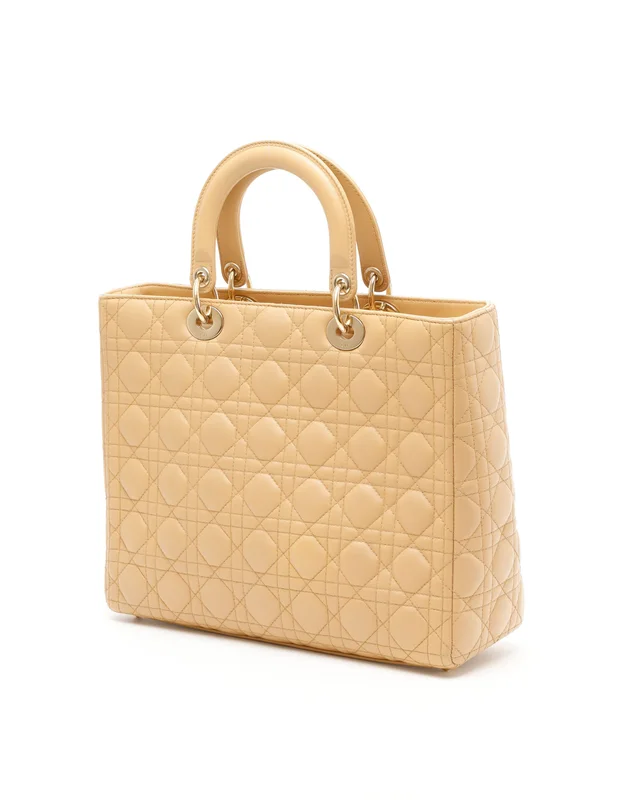 Large Lady Dior Bag in Leather from A Retro Tale, photo 3 of 8