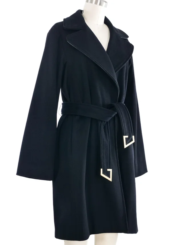 2010 Gucci Belted Wool Coat in Wool from Arcade Vintage, photo 2 of 2