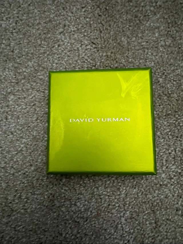 David Yurman Jewelry Box In Lime Green in green|white from Poshmark