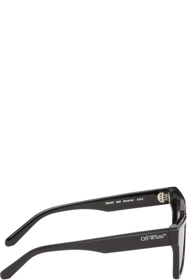 Off-White Black Virginia Sunglasses, photo 2 of 4 from SSENSE