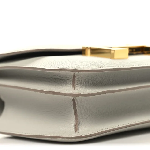 Hermès Chevre Mysore Constance 18 Gris Perle in Grey Goatskin from FASHIONPHILE, photo 9 of 10