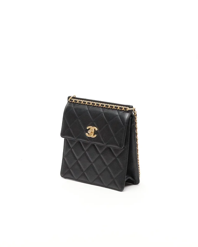 Chanel CC Caviar Chain Backpack in Caviar leather from A Retro Tale, photo 2 of 11