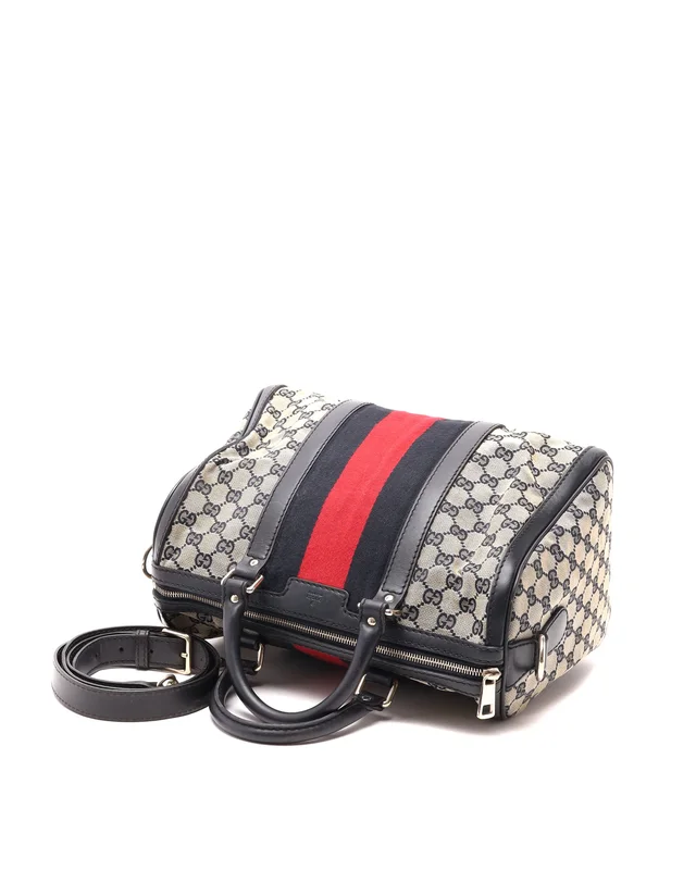 Gucci GG Sherry Line Boston Bag in Canvas from A Retro Tale, photo 5 of 9