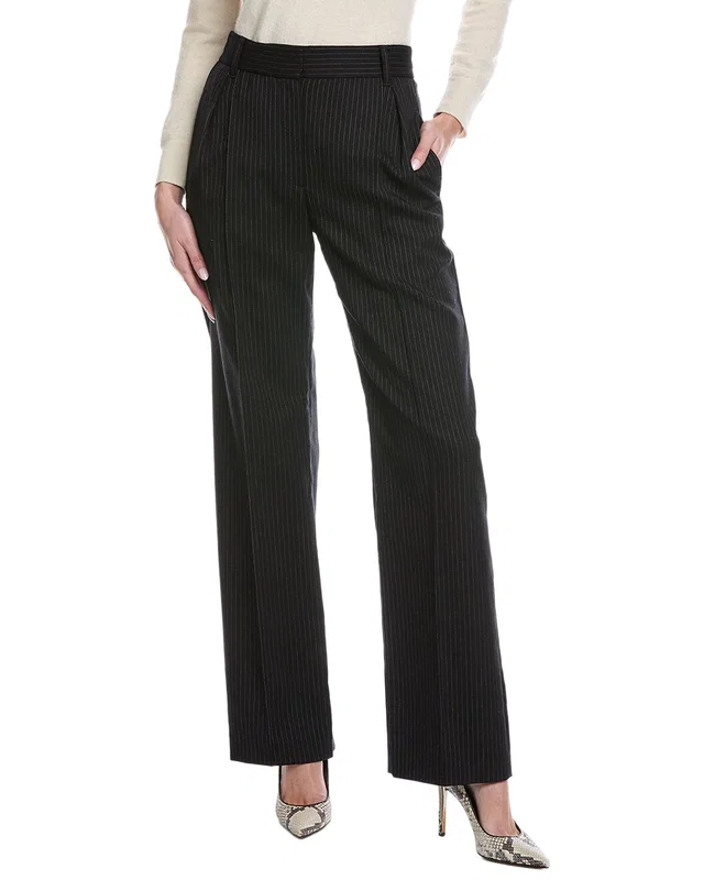 Brunello Cucinelli Wool-Blend Pant in //asset1.ruecdn.com/images/sw/141555/1415553375_RLSW_multi.jpg, image 1 of 1 from Gilt