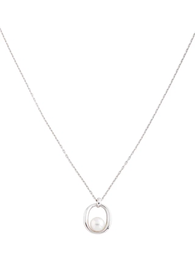 Mikimoto Pearl Pendant Necklace, 15.75" in multicolor from The RealReal